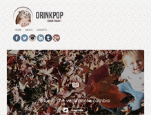 Tablet Screenshot of drinkpop.it